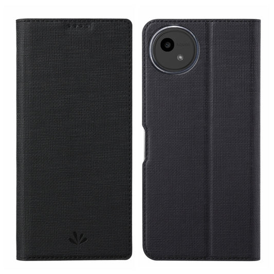 For Sharp Aquos Wish4 ViLi DMX Series TPU + PU Leather Magnetic Phone Case(Black) - More Brand by ViLi | Online Shopping South Africa | PMC Jewellery | Buy Now Pay Later Mobicred