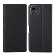 For Sharp Aquos Wish4 ViLi DMX Series TPU + PU Leather Magnetic Phone Case(Black)