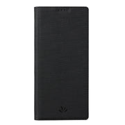 For Sharp Aquos Wish4 ViLi DMX Series TPU + PU Leather Magnetic Phone Case(Black)