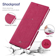 For Sharp Aquos Wish4 ViLi DMX Series TPU + PU Leather Magnetic Phone Case(Rose Red)