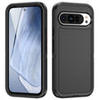 For Google Pixel 9 Pro Life Waterproof Rugged PC + Silicone Phone Case(Black) - Google Cases by PMC TechLife | Online Shopping South Africa | PMC TechLife | Buy Now Pay Later Mobicred