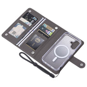 For Samsung Galaxy S24+ 5G ViLi GHA-C Series RFID MagSafe Magnetic Flip Leather Phone Case(Grey)