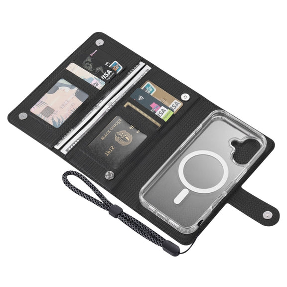For Samsung Galaxy S24+ 5G ViLi GHA-C Series RFID MagSafe Magnetic Flip Leather Phone Case(Black)