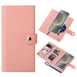 For Samsung Galaxy S24 5G ViLi GHA-C Series RFID MagSafe Magnetic Flip Leather Phone Case(Pink) - Galaxy S24 5G Cases by ViLi | Online Shopping South Africa | PMC TechLife | Buy Now Pay Later Mobicred