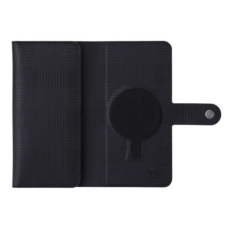 For Samsung Galaxy S24 5G ViLi GHA-C Series RFID MagSafe Magnetic Flip Leather Phone Case(Black)
