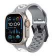 For Apple Watch Ultra 2 49mm Meteorite Two-color Silicone Watch Band(Grey White) - free shipping - PMc TechLife - Order now!