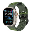 For Apple Watch Ultra 49mm Meteorite Two-color Silicone Watch Band(Army Green) - free shipping - PMc TechLife - Order now!