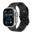 For Apple Watch Ultra 49mm Meteorite Two-color Silicone Watch Band(Black Grey) - free shipping - PMc TechLife - Order now!