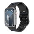 For Apple Watch Series 4 44mm Meteorite Two-color Silicone Watch Band(Black Grey) - free shipping - PMc TechLife - Order now!