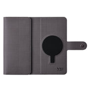 For Samsung Galaxy S24 Ultra 5G ViLi GHB-C Series RFID MagSafe Magnetic Flip Leather Phone Case(Grey)