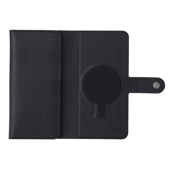 For Samsung Galaxy S24+ 5G ViLi GHB-C Series RFID MagSafe Magnetic Flip Leather Phone Case(Black)