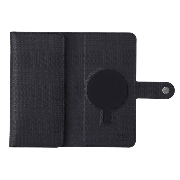 For Samsung Galaxy S24 5G ViLi GHB-C Series RFID MagSafe Magnetic Flip Leather Phone Case(Black)