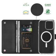 For Samsung Galaxy S24 5G ViLi GHB-C Series RFID MagSafe Magnetic Flip Leather Phone Case(Black)