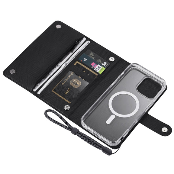 For Samsung Galaxy S24 5G ViLi GHB-C Series RFID MagSafe Magnetic Flip Leather Phone Case(Black)