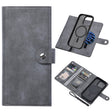 For iPhone 16 Pro ViLi GVA Series MagSafe Magnetic RFID Leather Phone Case(Grey) - iPhone 16 Pro Cases by ViLi | Online Shopping South Africa | PMC TechLife | Buy Now Pay Later Mobicred