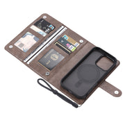 For iPhone 16 Pro ViLi GVA Series MagSafe Magnetic RFID Leather Phone Case(Coffee)
