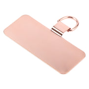Rectangle Metal Mobile Phone Lanyard Fixing Gasket(Rose Gold)