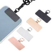 Rectangle Metal Mobile Phone Lanyard Fixing Gasket(Gold)