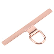T-shape Metal Mobile Phone Lanyard Fixing Gasket(Rose Gold)