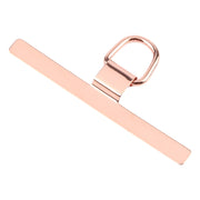 T-shape Metal Mobile Phone Lanyard Fixing Gasket(Rose Gold)