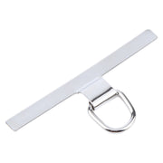 T-shape Metal Mobile Phone Lanyard Fixing Gasket(Silver)