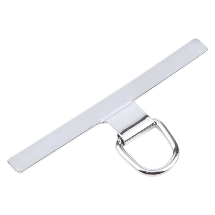 T-shape Metal Mobile Phone Lanyard Fixing Gasket(Silver)