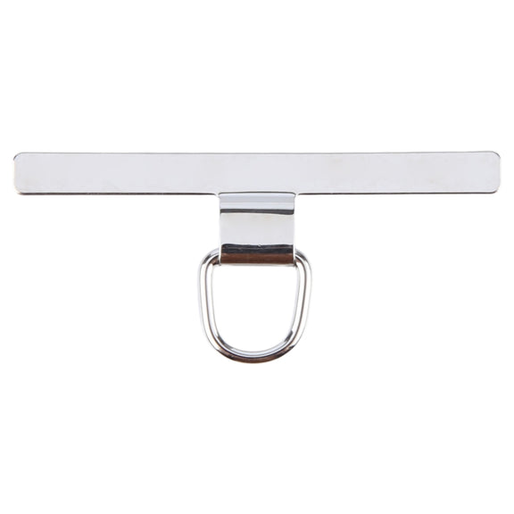T-shape Metal Mobile Phone Lanyard Fixing Gasket(Silver)