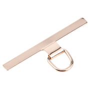 T-shape Metal Mobile Phone Lanyard Fixing Gasket(Gold)