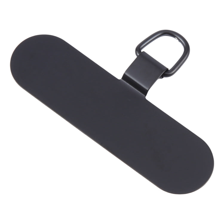 Oval Metal Mobile Phone Lanyard Fixing Gasket(Black) - free shipping - PMc TechLife - Order now!