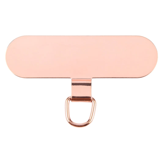 Oval Metal Mobile Phone Lanyard Fixing Gasket(Rose Gold) - free shipping - PMC Jewellery - Order now!