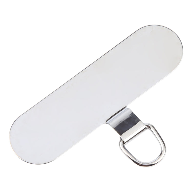 Oval Metal Mobile Phone Lanyard Fixing Gasket(Silver) - free shipping - PMC Jewellery - Order now!
