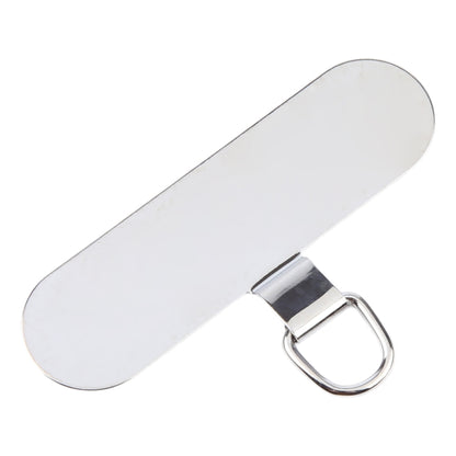 Oval Metal Mobile Phone Lanyard Fixing Gasket(Silver) - free shipping - PMC Jewellery - Order now!