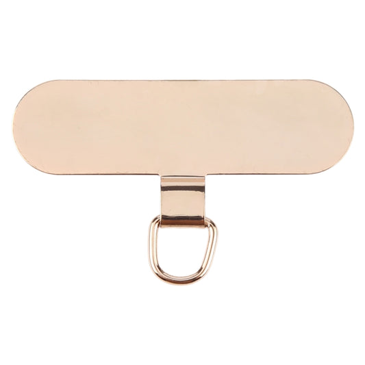 Oval Metal Mobile Phone Lanyard Fixing Gasket(Gold) - free shipping - PMC Jewellery - Order now!
