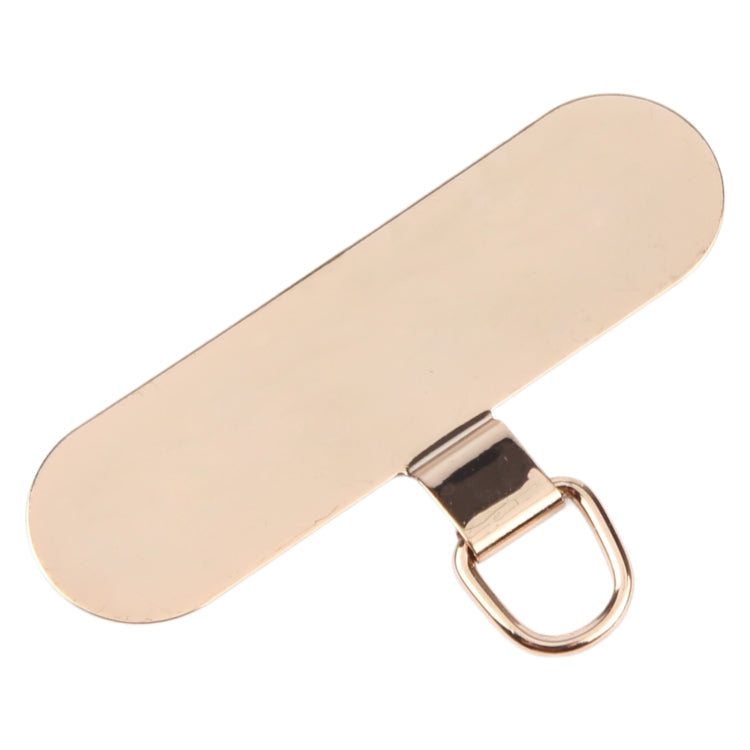 Oval Metal Mobile Phone Lanyard Fixing Gasket(Gold) - free shipping - PMc TechLife - Order now!