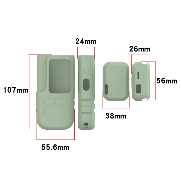 For Yawpet DT-61 Pet Training Device Silicone Protective Cover(Orange)