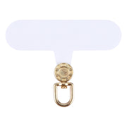 360 Degree Rotation Mobile Phone Lanyard Fixing Gasket(White)