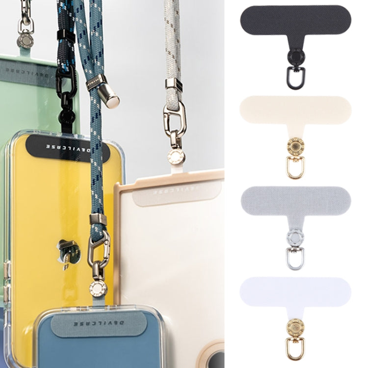 360 Degree Rotation Mobile Phone Lanyard Fixing Gasket(Gold)