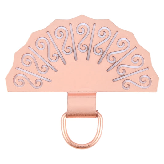 Fan-shaped Metal Mobile Phone Lanyard Fixing Gasket(Rose Gold) - free shipping - PMC Jewellery - Order now!