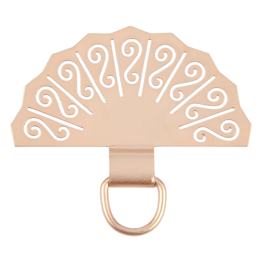 Fan-shaped Metal Mobile Phone Lanyard Fixing Gasket(Gold) - free shipping - PMC Jewellery - Order now!