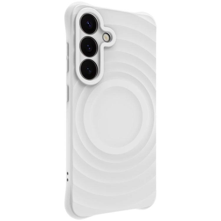 For Samsung Galaxy S25+ 5G IMAK UC-6 Series Manbo Frosting Soft Phone Case(White)