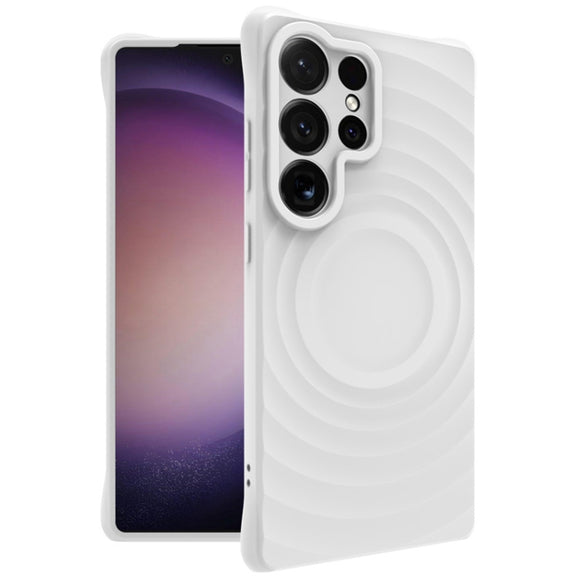 For Samsung Galaxy S25 Ultra 5G IMAK UC-6 Series Manbo Frosting Soft Phone Case(White)