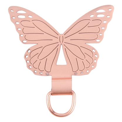 Butterfly Metal Mobile Phone Lanyard Fixing Gasket(Rose Gold) - free shipping - PMC Jewellery - Order now!