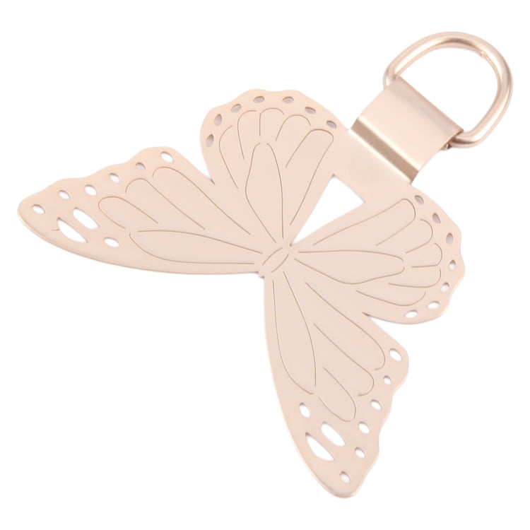 Butterfly Metal Mobile Phone Lanyard Fixing Gasket(Gold) - free shipping - PMC Jewellery - Order now!