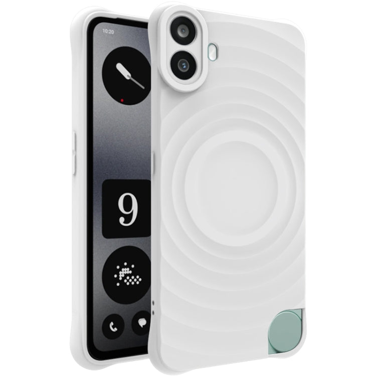 For Nothing CMF Phone 1 IMAK UC-6 Series Manbo Frosting Soft Phone Case(White) - free shipping - PMC Jewellery - Order now!