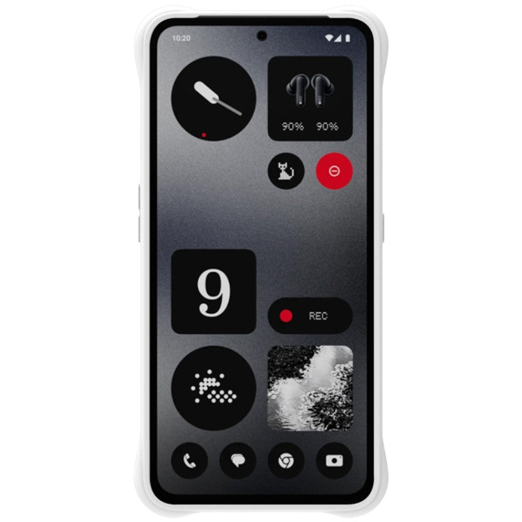 For Nothing CMF Phone 1 IMAK UC-6 Series Manbo Frosting Soft Phone Case(White) - free shipping - PMC Jewellery - Order now!