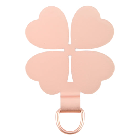 Four-leaf Metal Mobile Phone Lanyard Fixing Gasket(Rose Gold) - free shipping - PMC Jewellery - Order now!