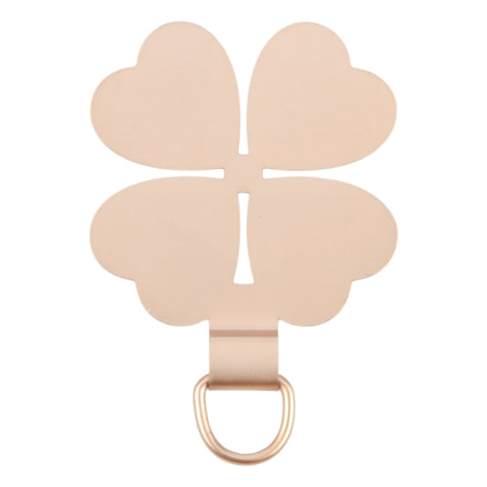 Four-leaf Metal Mobile Phone Lanyard Fixing Gasket(Gold) - free shipping - PMC Jewellery - Order now!