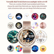 NX17 Pro 1.19 inch AMOLED Screen Silicone Strap Smart Watch, Support Wellness Tracking / Bluetooth Call(Gold)