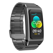 B7 Pro 1.5 inch 2 in 1 Bluetooth Earphone Silicone Strap Smart Watch, Support Heart Rate / Sleep Monitoring(Black)