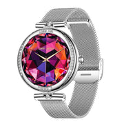 NX17 Pro 1.19 inch AMOLED Screen Steel Strap Smart Watch, Support Wellness Tracking / Bluetooth Call(Silver)